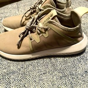Adidas Tubular sneakers in light sage green